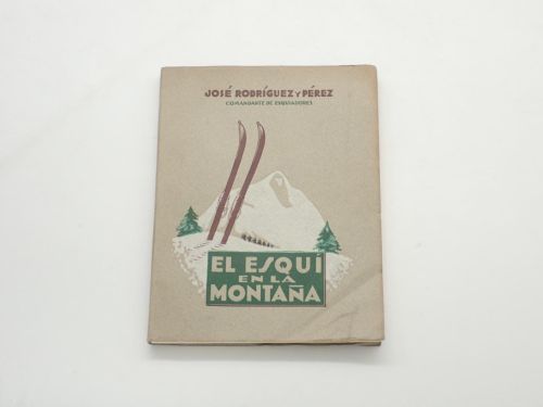 Portada del libro de El esquí en la montaña