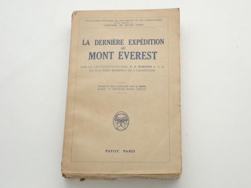 Portada del libro de La dernière expédition au Mont Everest. Traduit de l'anglais par G. Léon