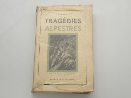 Portada del libro de Tragédies alpestres. Deuxième édition
