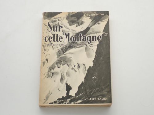 Portada del libro de Sur cette montagne (Upon that mountain). Traduction de J. et F. Germain