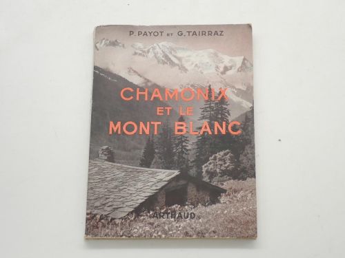 Portada del libro de Chamonix et le Mont Blanc. Photographies de G. Tairraz
