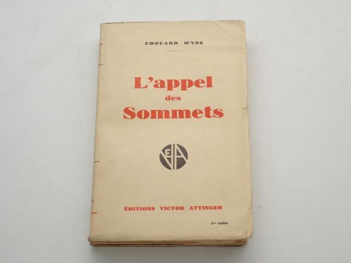 Portada del libro de L'Appel des sommets. Dessins à la plume de B. Schmidt