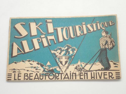 Portada del libro de Ski alpin touristique. Le beaufortain en hiver