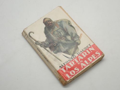 Portada del libro de Tartarín en los Alpes
