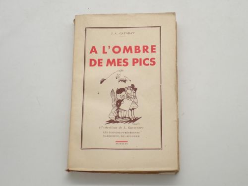 Portada del libro de Á l'ombre de mes pics. Illustrations de L. Guezennec