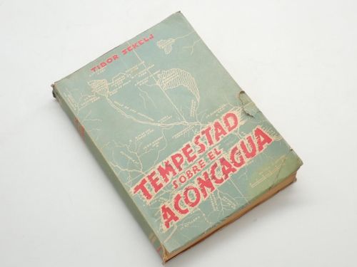 Portada del libro de Tempestad sobre el Aconcagua. Tercera edición con un nuevo capítulo: 