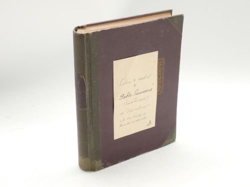 Libro de poesías de Pablo Sanromá (Saulo Tarraco) [MANUSCRITO]