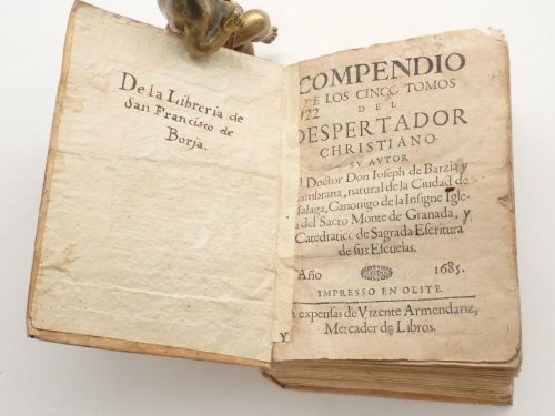 Compendio de los cinco tomos del despertador christiano. Su autor don Ioseph de Barzia y Zambrana, natural de la ciudad de Málaga, Canónigo de la Insigne Iglesia del Sacro Monte de Granada