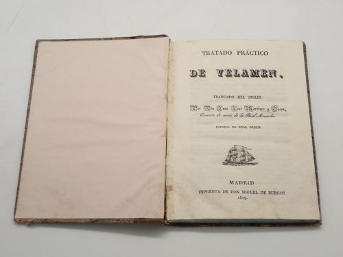 Tratado práctico de velamen, traducido del inglés por...