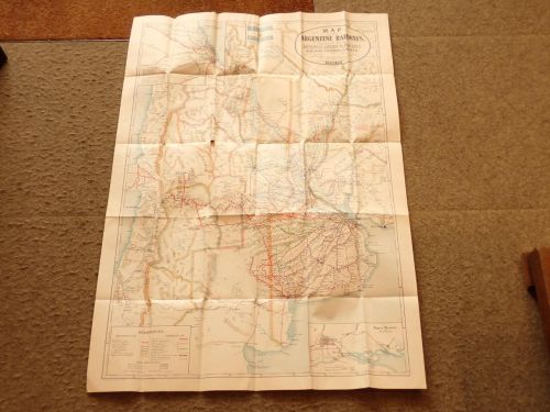 Map of the Argentine railways presented by the Buenos Aires & Pacific Railway Company, Limited. 1909-10[PLANO FERROCARRILES ARGENTINOS]