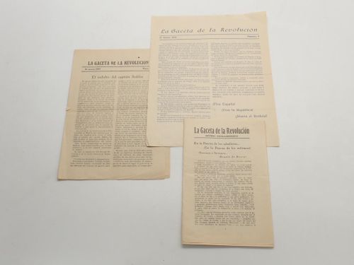 La Gaceta de la Revolución. 3 números