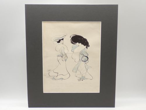 Dibujo original de Edmond Marie Petitjean
