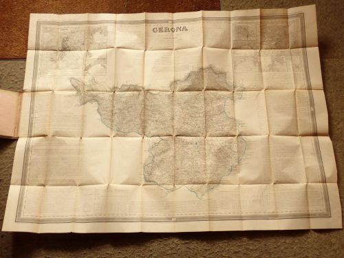 Gerona. ATLAS DE ESPAÑA Y SUS POSESIONES DE ULTRAMAR.