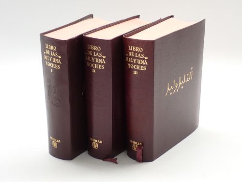 Libro de las mil y una noches. El de los conocimientos maravillosos y las historias entretenidas, peregrinas. Las cuales noches añaden curiosidad a curiosidad y ofrecen descripciones de amor y pasión y locura de amor [...] Por primera vez puestas en castellano, del árabe original, prologadas, anotadas y cotejadas con las principales versiones en otras lenguas y en la vernácula por...