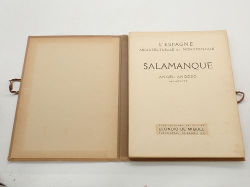 Portada del libro de L'Espagne architecturale et monumentale. Salamanque