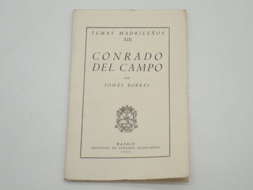 Portada del libro de Conrado del Campo