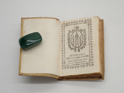 Portada del libro de Ordo Divini Officii recitandi, sacrique peragendi, iuxta rubricas breviarii, missalisque Romani in alma...