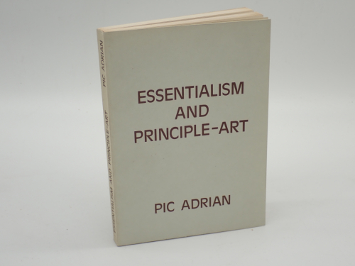 Portada del libro de Essentialism and principle-art