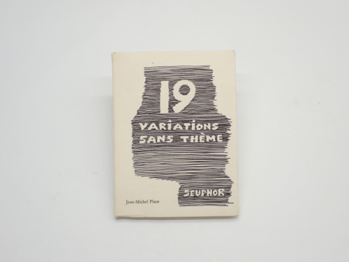 Portada del libro de 19 variations sans thème