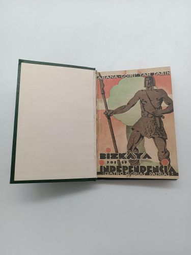 Portada del libro de Bizkaya por su independencia