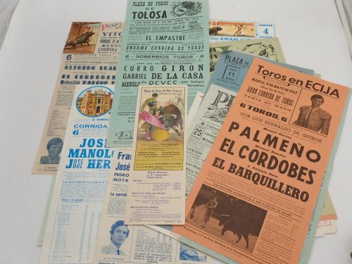 Portada del libro de Conjunto de 20 carteles taurinos de diversas ciudades, años 70