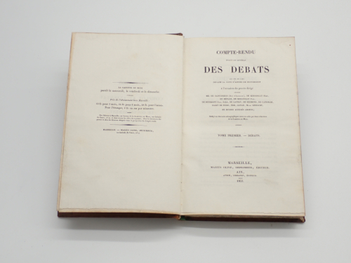 Portada del libro de Compte rendu exact et littéral des debats qui ont eu lieu devant la cour d'assises de Montbrison à l'occasion...