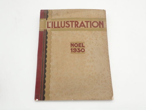 Portada del libro de L'Illustration. Noel 1930 [EXTENSO ARTÍCULO SOBRE ENCUADERNACIONES DE VANGUARDIA CON ILUSTRACIONES EN...