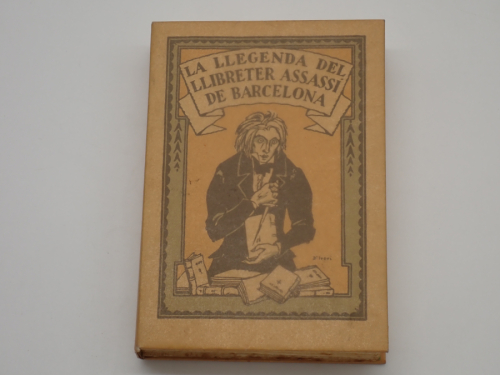 Portada del libro de La llegenda del llibreter assassí de Barcelona