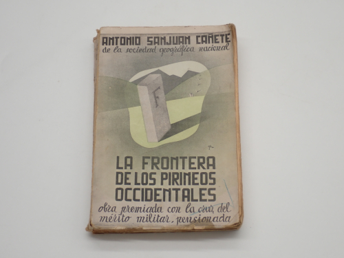 Portada del libro de La frontera de los Pirineos Occidentales