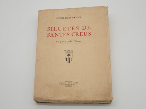 Portada del libro de Siluetes de Santes Creus [TIRADA DE 50 EJEMPLARES EN PAPEL DE HILO]