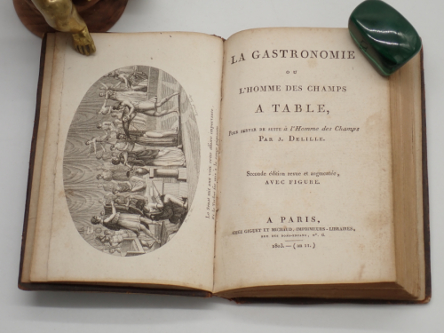 Portada del libro de La gastronomie ou l'Homme des champs à table, pour servir de suite à l'Homme des Champs. Seconde édition...