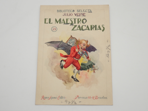 Portada del libro de 18 acuarelas originales de Luis Palao para la obra 