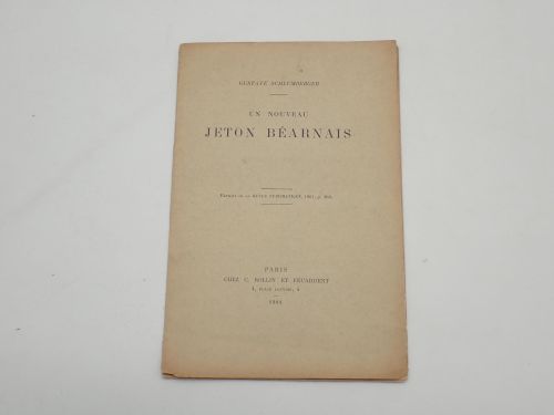 Portada del libro de Un nouveau jeton béarnais. Extrait de la Revue Numismatique, 1901, p. 268