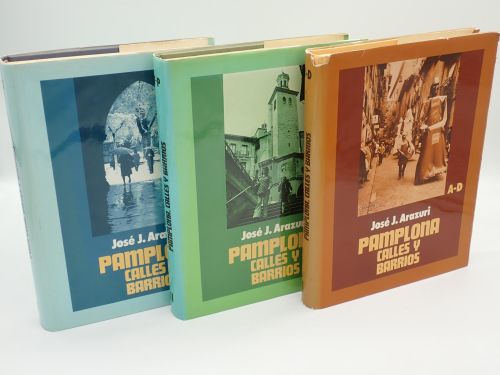 Portada del libro de Pamplona, calles y barrios