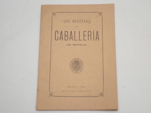 Portada del libro de Lista de los caballeros que componen la Real Maestranza de Caballería de Sevilla en 11 de febrero de...