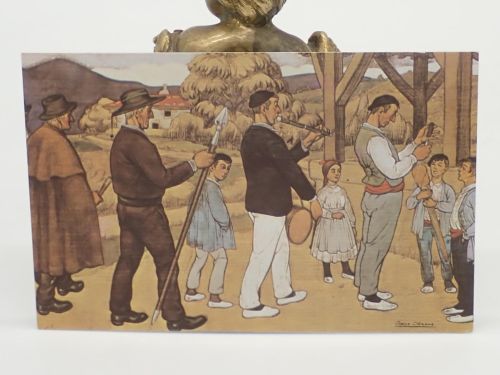 Portada del libro de Conjunto de 12 postales en color a partir de diseños de José Arrúe Valle