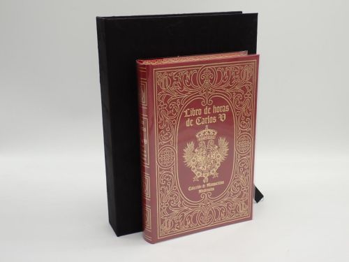 Portada del libro de Libro de horas de Carlos V. Biblioteca Nacional (Vitr. 24.3). Colección Manuscritos Medievales [FACSÍMIL]