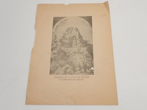Portada del libro de Peregrinación a Ntra. Sra. de Ujué el último mayo del siglo XIX (II)