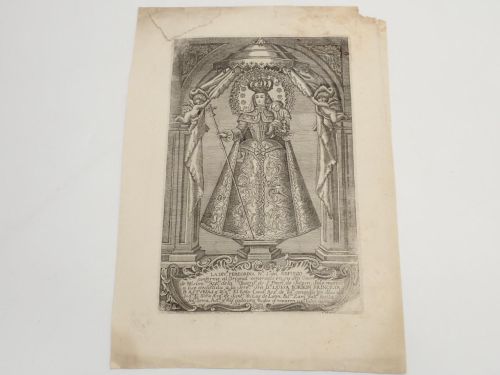 Portada del libro de La Divina Peregrina Nuestra Señora del Refugio conforme al Original venerado en su Santa Casa de Misionistas...