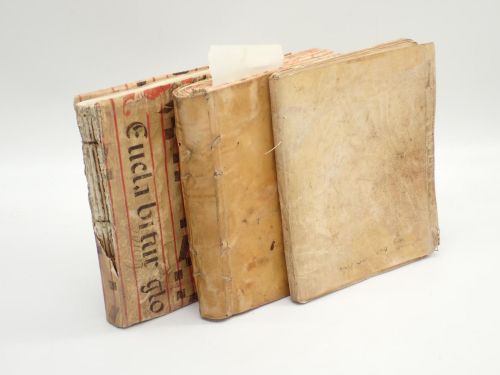 Portada del libro de Este cuaderno de cuentas es de Felipe Cajal de Jaca de oficio alfarero es para hacer su cobranza en...