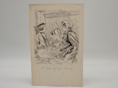 Portada del libro de 6 ilustraciones originales para obras literarias, firmadas 