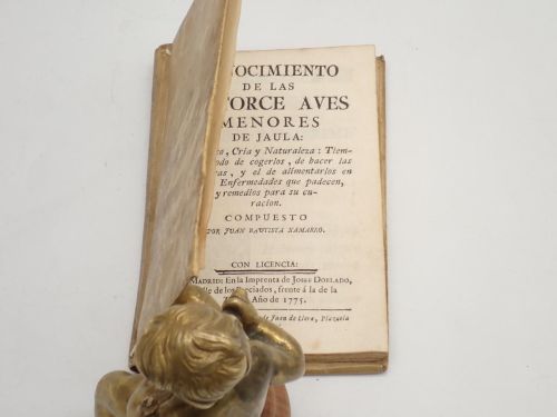 Portada del libro de Conocimiento de las catorce aves menores de jaula: su canto, cría y naturaleza: tiempo y modo de cogerlos,...