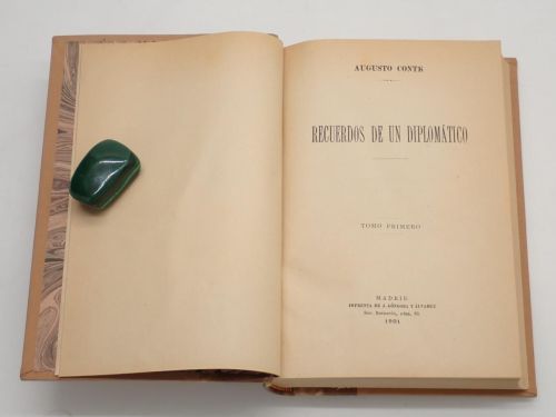 Portada del libro de Recuerdos de un diplomático