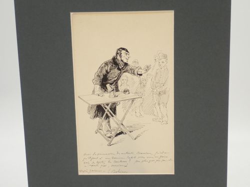 Portada del libro de 4 dibujos originales en el estilo de Gavarni