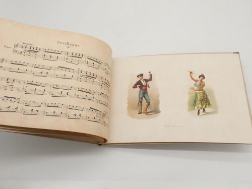 Portada del libro de Tipos españoles. Acuarelas de Manuel Moreno Rodríguez