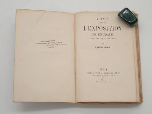 Portada del libro de Voyage à travers l'Exposition des beaux-arts (peinture et sculpture)