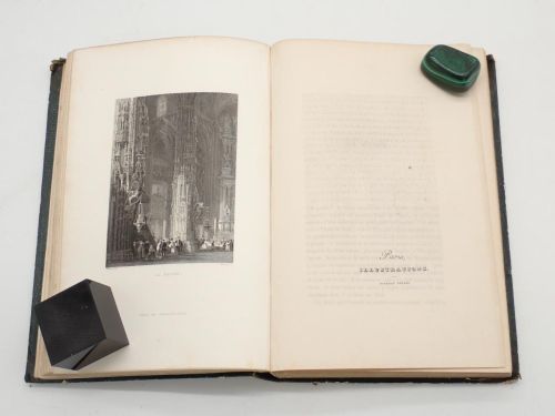 Portada del libro de París. Illustrations. Album de gravures, par les premiers artistes de France, avec des textes, pièces...