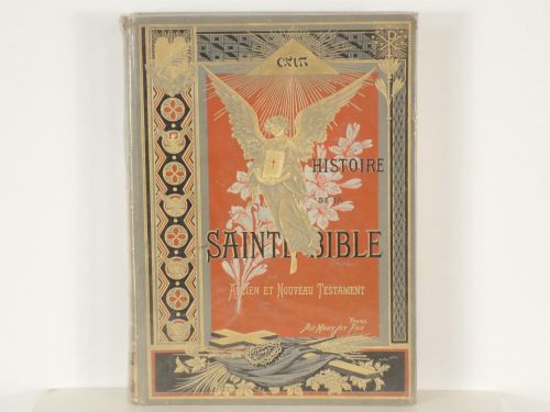 Portada del libro de Histoire de la Saine Bible. Ancien et nouveau Testament. Quatrième édition