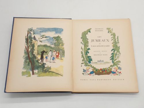 Portada del libro de Les jumeaux de Vallangoujard. Soixante dessins de Berthold Mahn