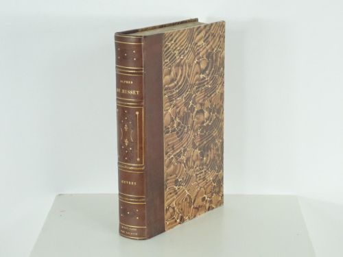 Portada del libro de Oeuvres de Alfred de Musset. Poésies, Comédies et proverbes, La confession d'un enfant du siècle, Nouvelles...
